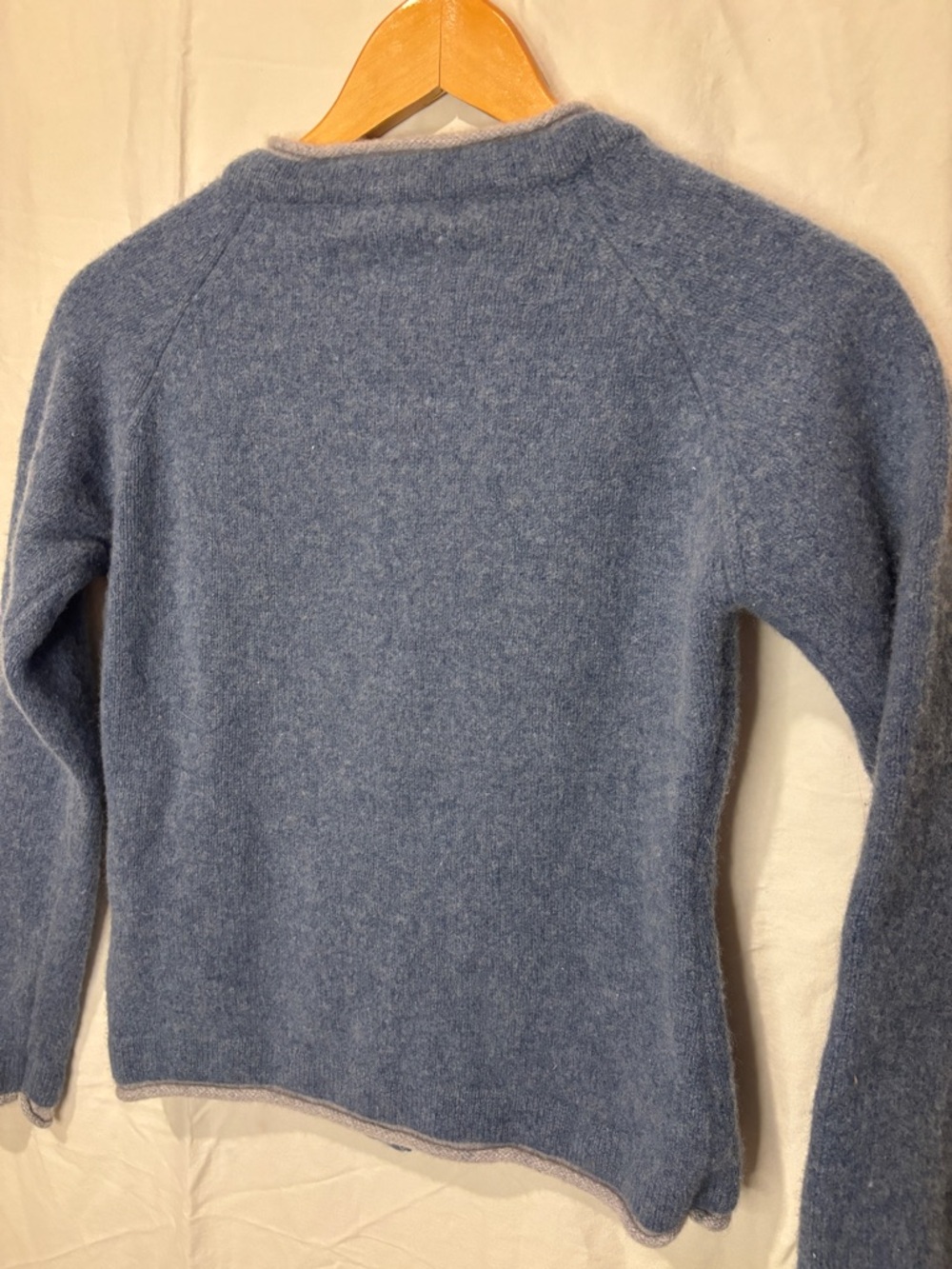 Wool Cashmere button down cardigan- made in Ireland - Picture 7 of 8